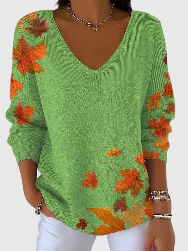 Sera | Elegant V-Neck Sweater