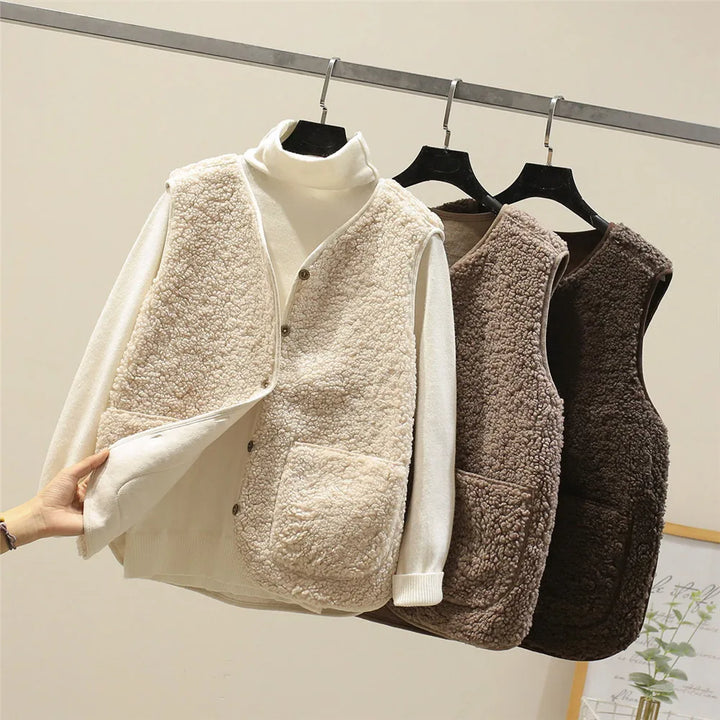 Faye | Luxe Fleece Vest